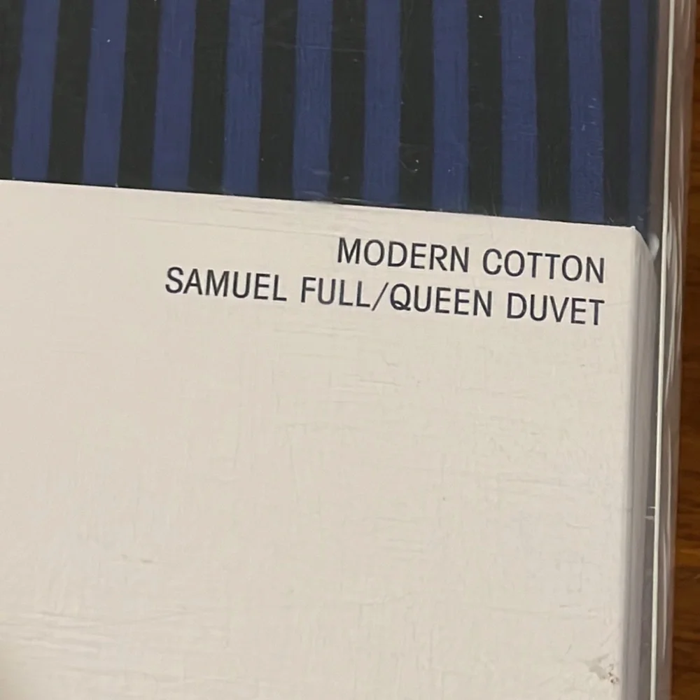 Calvin Klein Samuel Modern Cotton Queen Duvet Cover + 2 King Pillow Shams new